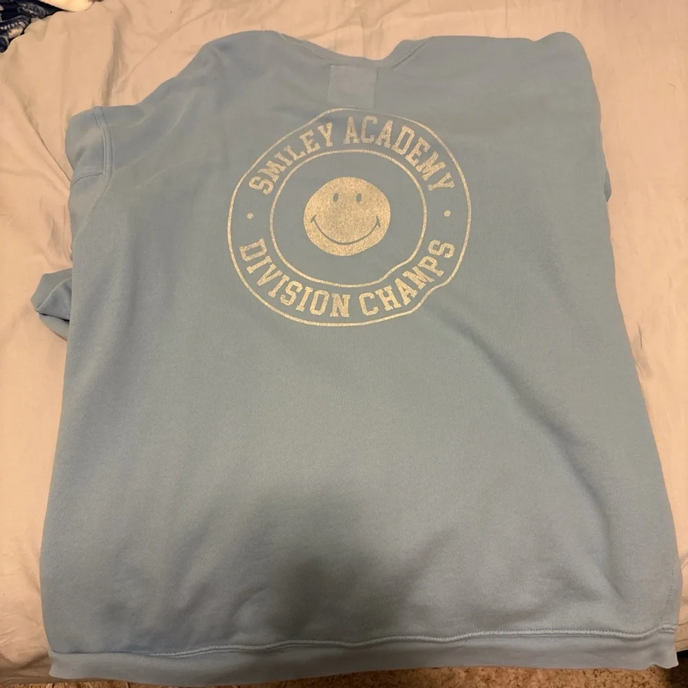 Aerie Women’s Sky Blue Crewneck Sweater - Picture 2 of 3